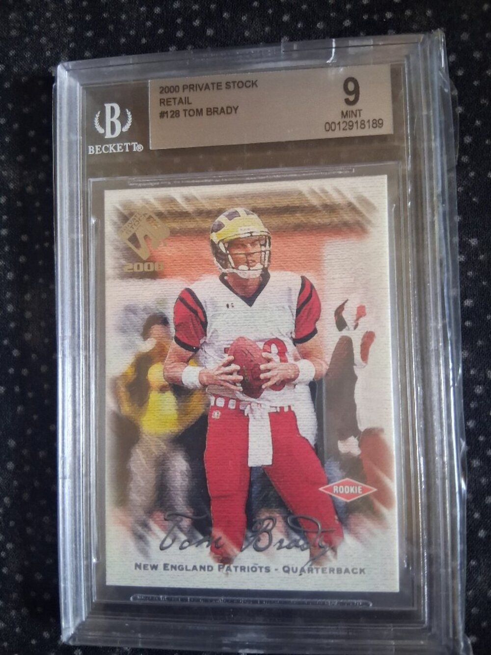 Tom Brady 2000 Private Stock Retail/650